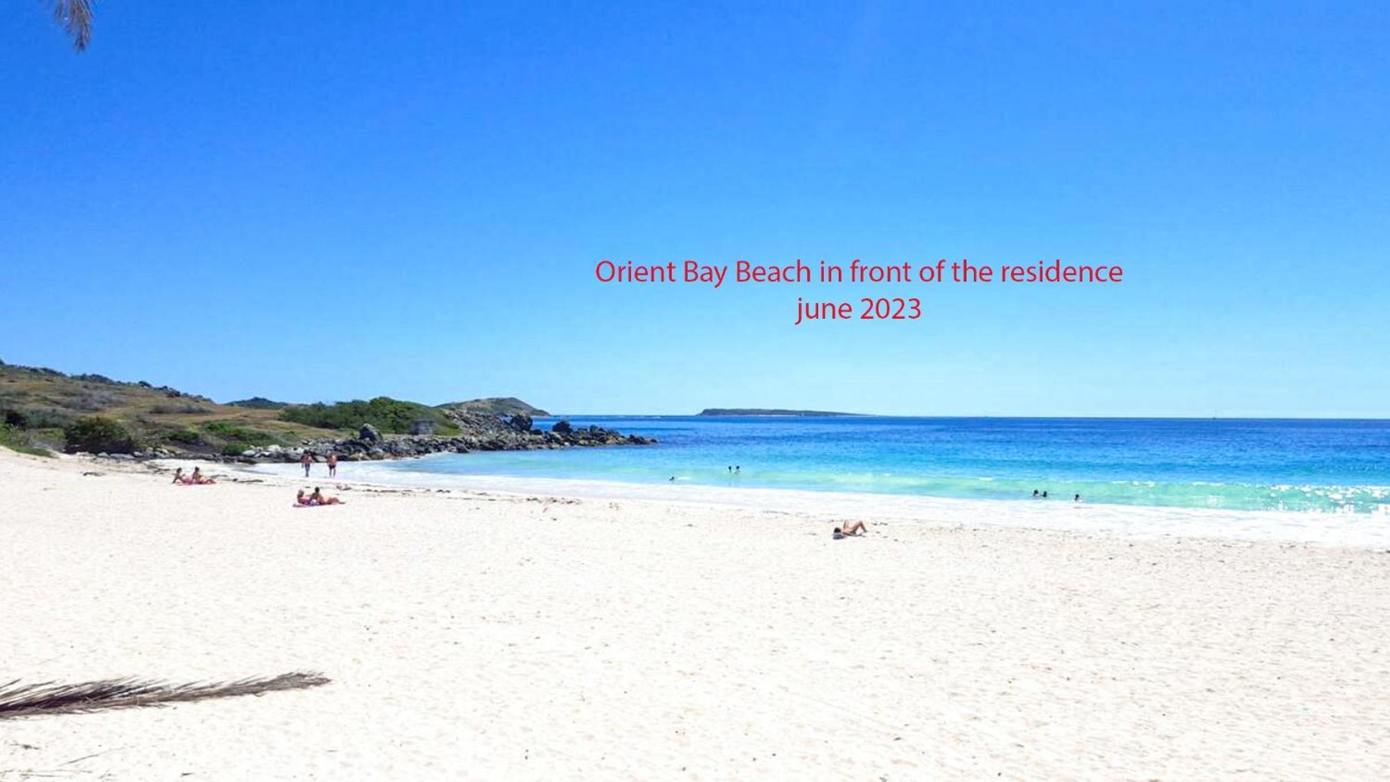 Top Floor Unit 520 Ft2 - 48 M2 With Stunning Dominant View On Ocean, St Barth, Orient Bay Apartman Cul de Sac Kültér fotó